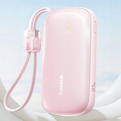 Εξωτερική Μπαταρία Baseus EnerFill FC21 Qpow 3 Ultra, 10000mAh, 45W, QC + PD, 1 x USB-A - 1 x USB-C, Ροζ E0027Q02