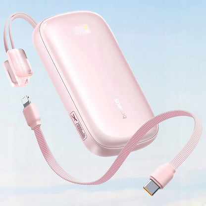 Εξωτερική Μπαταρία Baseus EnerFill FC21 Qpow 3 Ultra, 10000mAh, 45W, QC + PD, 1 x USB-A - 1 x USB-C, Ροζ E0027Q02