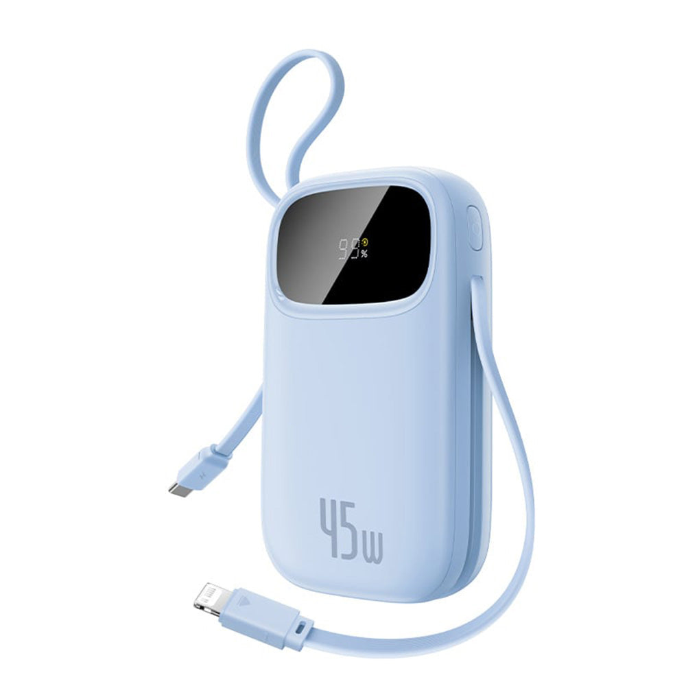 Εξωτερική Μπαταρία Baseus EnerFill FC31 Qpow 3, 10000mAh, 45W, QC + PD, 1 x Lightning - 1 x USB-A - 2 x USB-C, Μπλε E0028C03