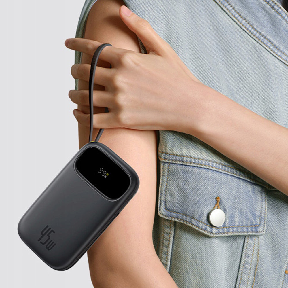 Εξωτερική Μπαταρία Baseus EnerFill FC31 Qpow 3, 20000mAh, 45W, QC + PD, 1 x Lightning - 1 x USB-A - 2 x USB-C, Μπλε E0028D03