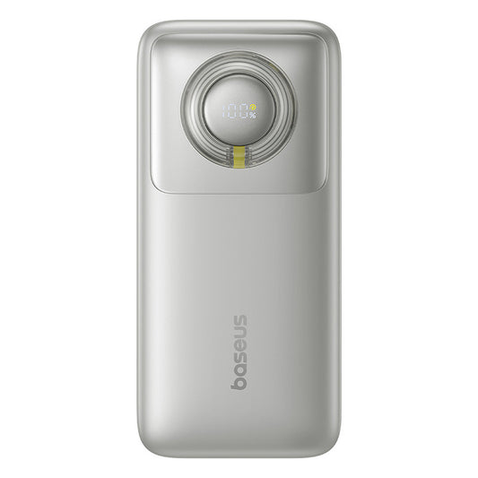 Εξωτερική Μπαταρία Baseus Free2Pull, 20000mAh, 65W, PD, 2 x USB-C, Γκρι P10073700843-00