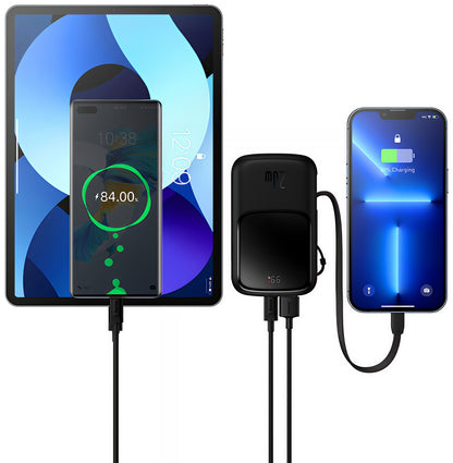 Εξωτερική Μπαταρία Baseus Qpow Pro, 20000mAh, 20W, QC + PD, 1 x Lightning - 1 x USB-A - 1 x USB-C, Μαύρη PPQD060201