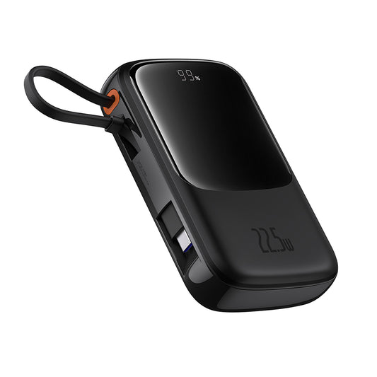 Εξωτερική Μπαταρία Baseus Qpow Pro+, 10000mAh, 22.5W, QC + PD, 1 x USB-A - 2 x USB-C, Μαύρη P10067101113-00