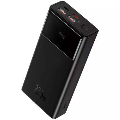 Εξωτερική Μπαταρία Baseus Star Lord, 30000mAh, 22.5W, QC + PD, 1 x USB-C - 2 x USB-A, Μαύρη PPXJ080101