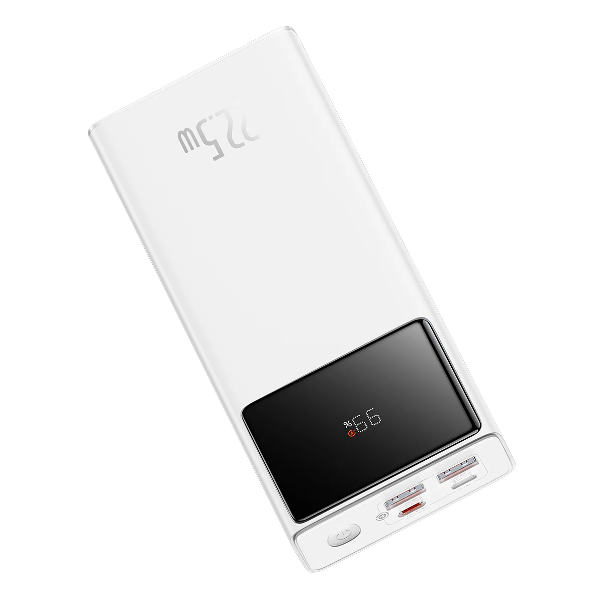 Baseus Star Lord External Battery, 30000mAh, 22.5W, QC + PD, 1 x USB-C - 2 x USB-A, White PPXJ080102