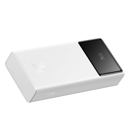 Εξωτερική Μπαταρία Baseus Star Lord, 20000mAh, 30W, QC + PD, 1 x USB-C - 2 x USB-A, Λευκή P10022904213-00