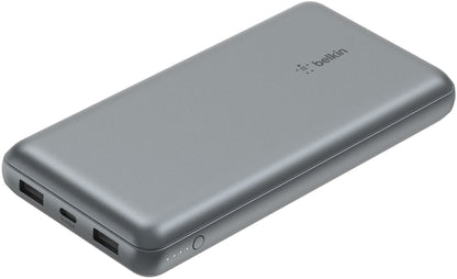 Εξωτερική Μπαταρία Belkin BoostCharge Pro, 20000mAh, 15W, 1 x USB-C - 2 x USB-A, Γκρι BPB012btGY