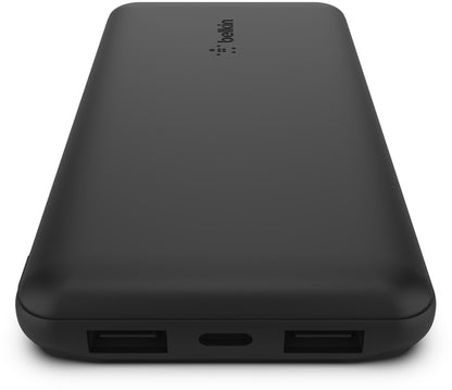 Εξωτερική Μπαταρία Belkin BoostCharge, 10000mAh, 15W, 1 x USB-C - 2 x USB-A, Μαύρο BPB011btBK