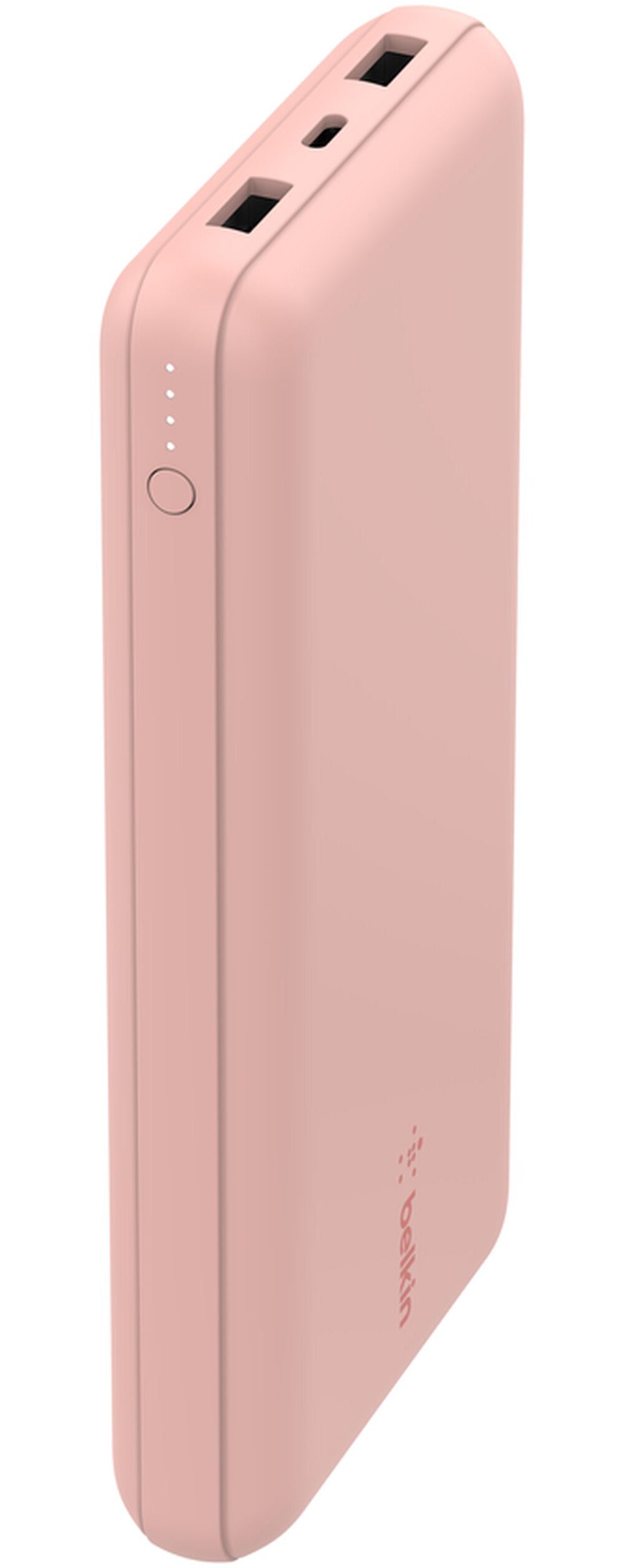 Εξωτερική Μπαταρία Belkin BoostCharge, 20000mAh, 15W, 1 x USB-C - 2 x USB-A, Ροζ Χρυσό BPB012btRG