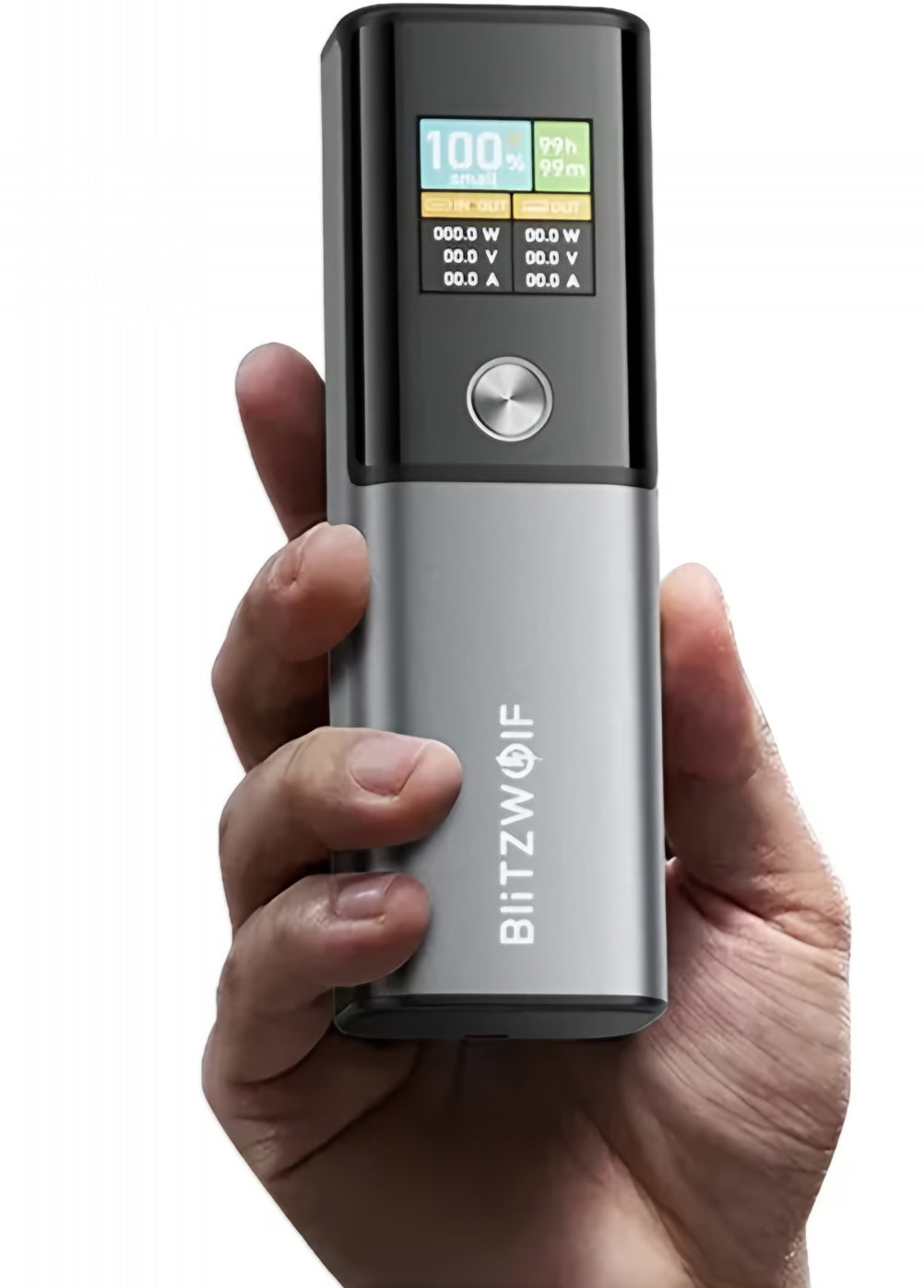 Εξωτερική Μπαταρία BlitzWolf BW-P23, 14000mAh, 100W, QC + PD, 1 x USB-A - 1 x USB-C, Γκρι