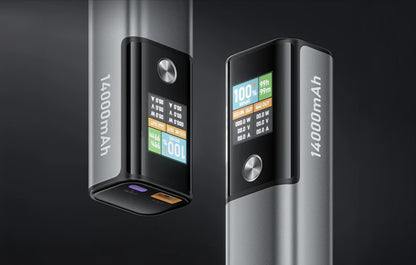 Εξωτερική Μπαταρία BlitzWolf BW-P23, 14000mAh, 100W, QC + PD, 1 x USB-A - 1 x USB-C, Γκρι