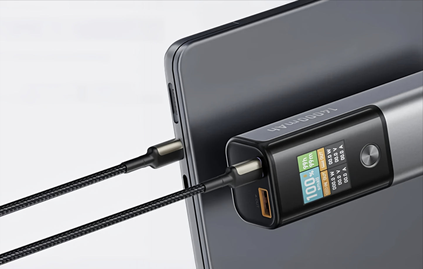 Εξωτερική Μπαταρία BlitzWolf BW-P23, 14000mAh, 100W, QC + PD, 1 x USB-A - 1 x USB-C, Γκρι
