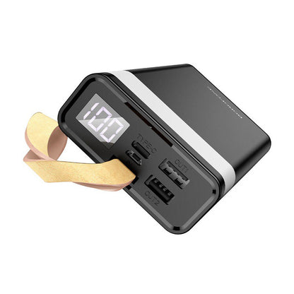 Εξωτερική Μπαταρία Borofone BJ18 Coolmy, 20000mAh, 10W, 2 x USB-A, Μαύρη