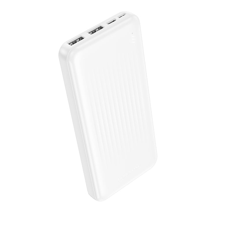 Εξωτερική Μπαταρία Borofone BJ78 Clever, 10000mAh, 10W, 2 x USB-A, Λευκό
