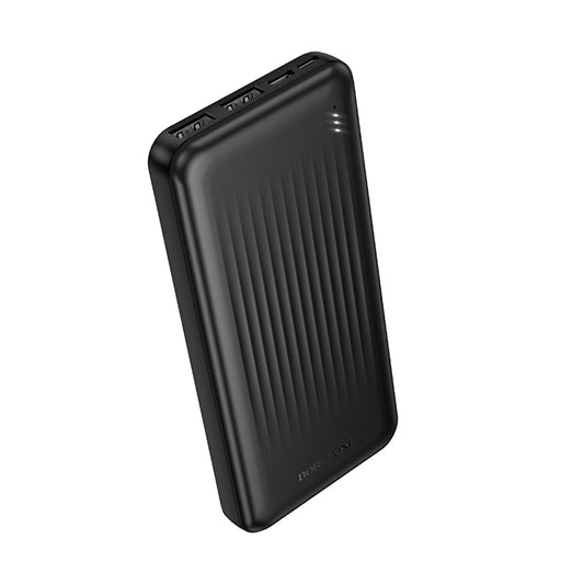 Borofone BJ78 Clever External Battery, 10000mAh, 10W, 2 x USB-A, Black