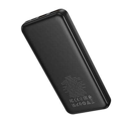 Εξωτερική Μπαταρία Borofone BJ80A Clever, 10000mAh, 22.5W, QC + PD, 1 x USB-C - 2 x USB-A, Μαύρη