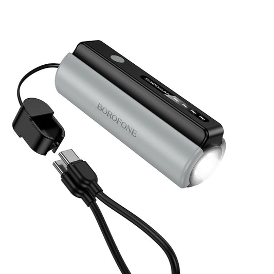 Εξωτερική Μπαταρία Borofone BJ87 Star, 5000mAh, 10W, 1 x USB-C, Γκρι