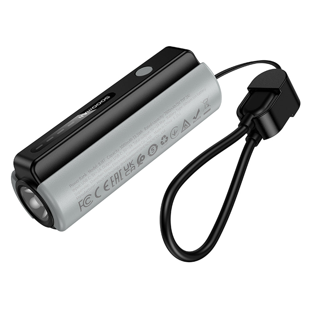 Εξωτερική Μπαταρία Borofone BJ87 Star, 5000mAh, 10W, 1 x USB-C, Γκρι