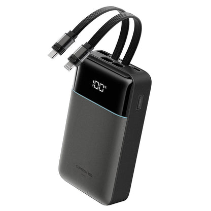 Εξωτερική Μπαταρία Cuktech LPB200NL, 20000mAh, 40W, QC + PD, 1 x Lightning - 1 x USB-A - 2 x USB-C, Γκρι CKB200NLGLGY