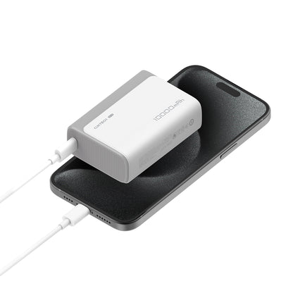 Εξωτερική Μπαταρία Cuktech CP13, 10000mAh, 30W, QC + PD, 1 x USB-A - 1 x USB-C, Ροζ CUK0PB100DPK