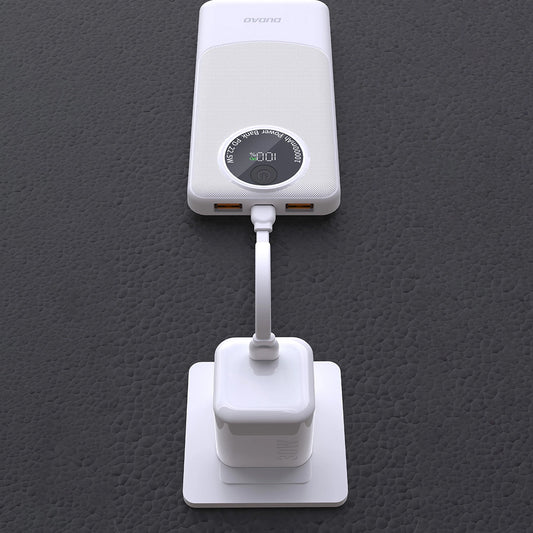 Εξωτερική Μπαταρία Dudao K12Pro, 20000mAh, 22.5W, QC + PD, 1 x USB-C - 2 x USB-A, Λευκή