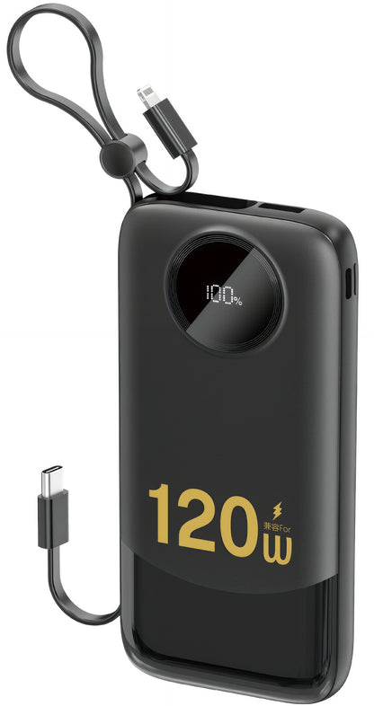 Εξωτερική Μπαταρία Dudao K13, 10000mAh, 22.5W, QC + PD, 1 x Lightning - 1 x USB-A - 2 x USB-C, Μαύρη