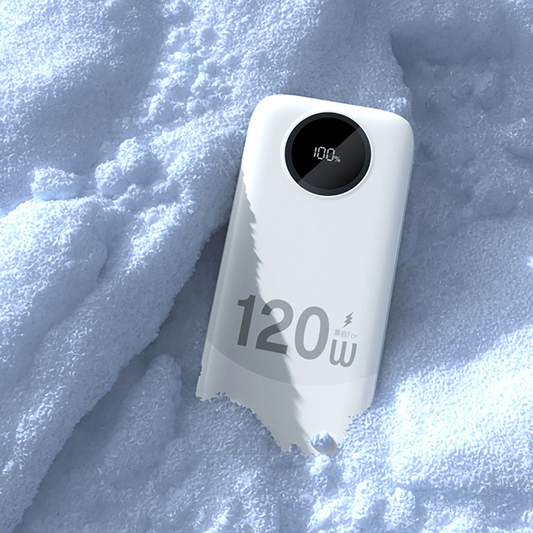 Εξωτερική Μπαταρία Dudao K13, 10000mAh, 120W, QC + PD, 1 x Lightning - 1 x USB-A - 2 x USB-C, Λευκή