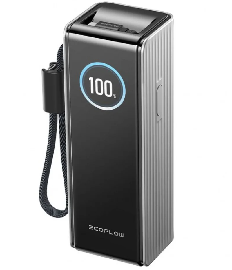 Εξωτερική Μπαταρία EcoFlow Rapid, 25000mAh, 170W, QC + PD, 1 x USB-A - 3 x USB-C, Γκρι