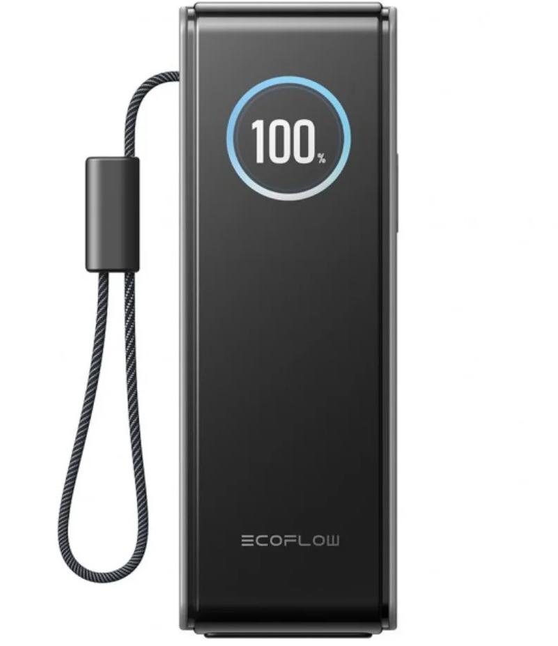 Εξωτερική Μπαταρία EcoFlow Rapid, 25000mAh, 170W, QC + PD, 1 x USB-A - 3 x USB-C, Γκρι