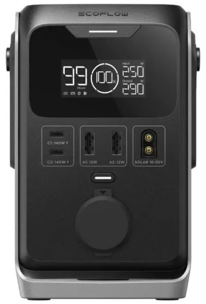 EcoFlow Trail 300 External Battery, 90000mAh, 300W, PD, 1 x Cigarette Lighter Extension - 2 x USB-A - 2 x USB-C, Black EF-TRAIL300-N