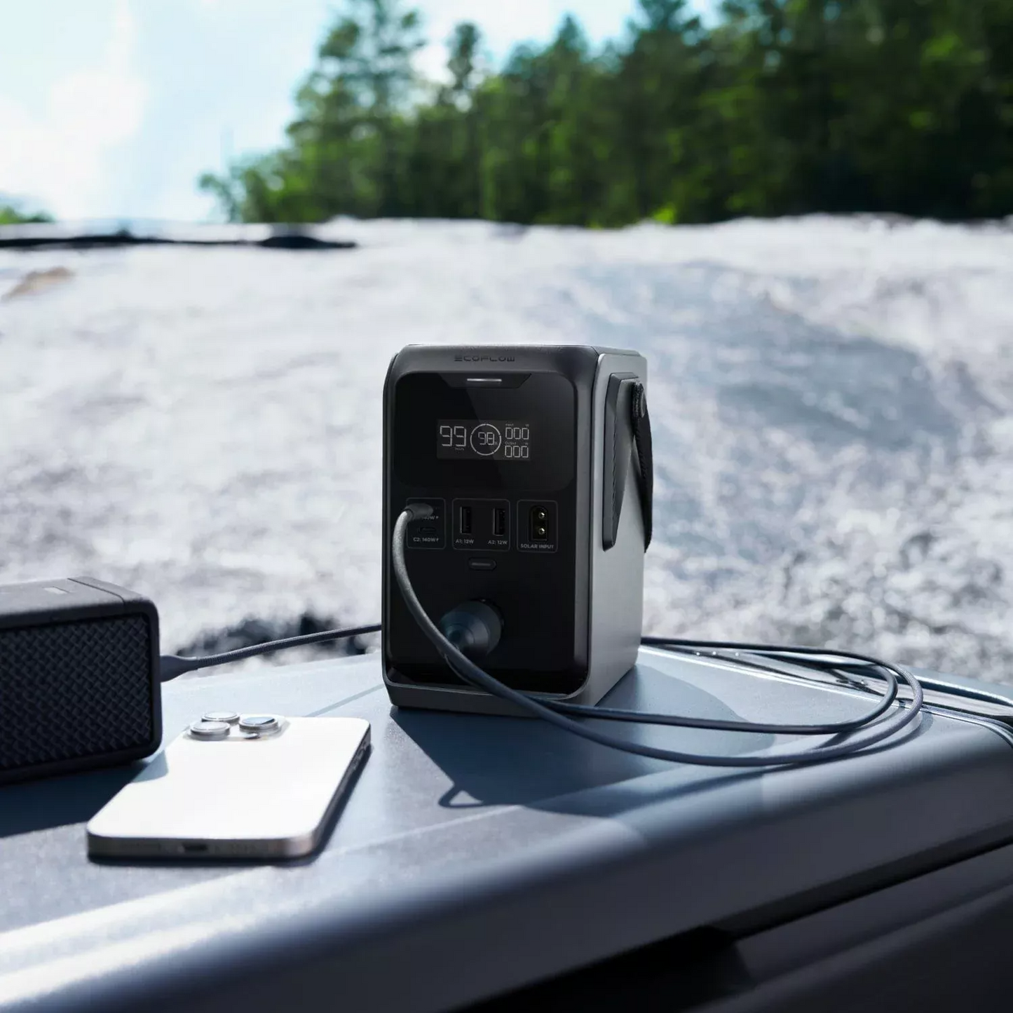 Εξωτερική Μπαταρία EcoFlow Trail 200, 60000mAh, 220W, PD, 2 x USB-A - 2 x USB-C, Μαύρη EF-TRAIL200-N