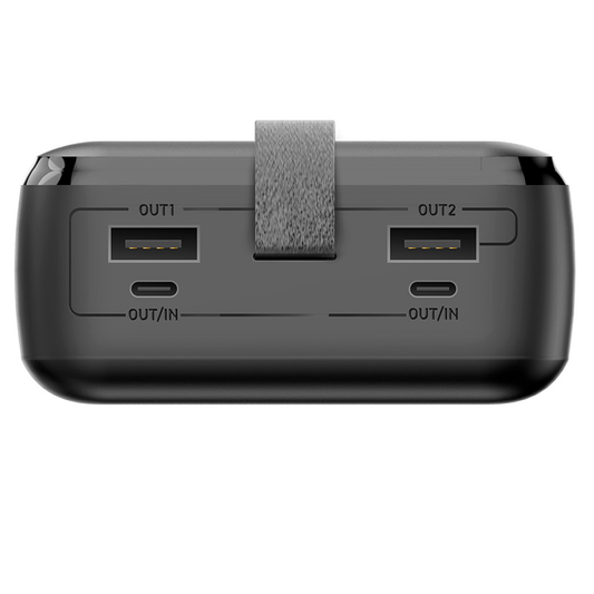 Εξωτερική Μπαταρία Forever TB-400, 20000mAh, 65W, QC + PD, 2 x USB-A - 2 x USB-C, Μαύρο