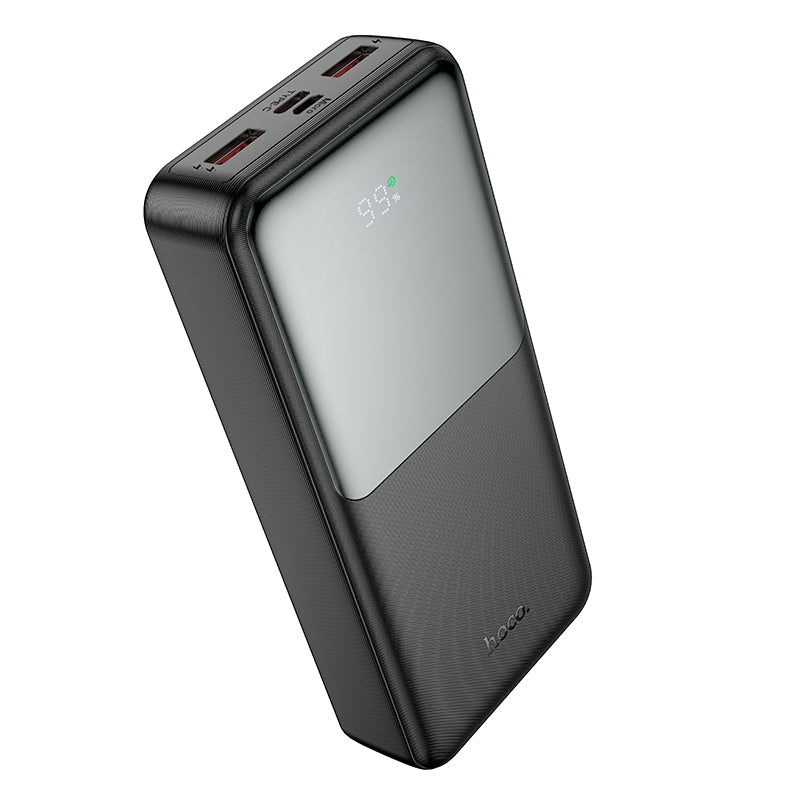 Εξωτερική Μπαταρία HOCO J136A, 20000mAh, 22.5W, QC + PD, 1 x USB-C - 2 x USB-A, Μαύρο