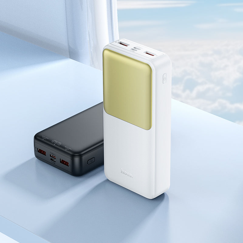 Εξωτερική Μπαταρία HOCO J136A, 20000mAh, 22.5W, QC + PD, 1 x USB-C - 2 x USB-A, Μαύρο