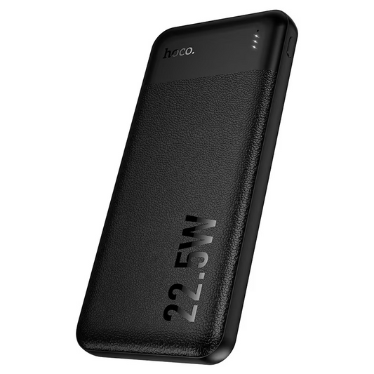 Εξωτερική μπαταρία HOCO J159 Essence, 10000mAh, 22.5W, QC + PD, 1 x USB-C - 2 x USB-A, Μαύρη