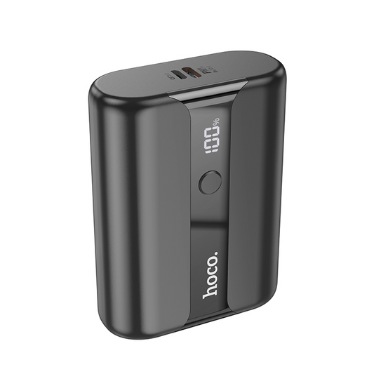 Εξωτερική μπαταρία HOCO Q3 Pro, 10000mAh, 22.5W, QC + PD, 1 x USB-A - 1 x USB-C, Μαύρη