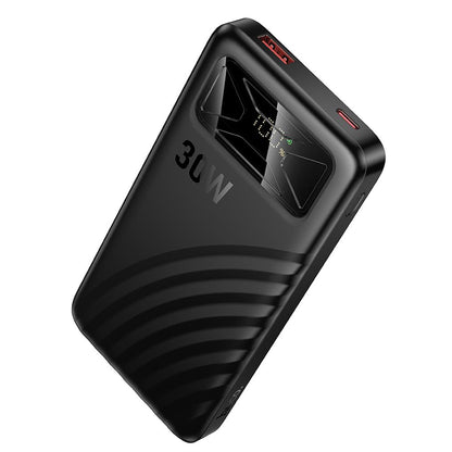 Εξωτερική μπαταρία HOCO Q42, 10000mAh, 30W, QC + PD, 1 x USB-A - 1 x USB-C, Μαύρη