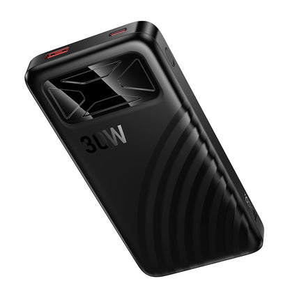 Εξωτερική μπαταρία HOCO Q42, 10000mAh, 30W, QC + PD, 1 x USB-A - 1 x USB-C, Μαύρη
