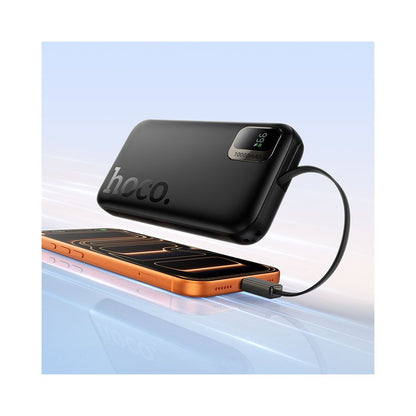 HOCO Q51 External Battery, 10000mAh, 20W, PD, 2 x USB-C, Black