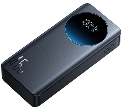 Joyroom JR-PBF02 Pro External Battery, 20000mAh, 45W, QC + PD, 2 x USB-A - 2 x USB-C, Black