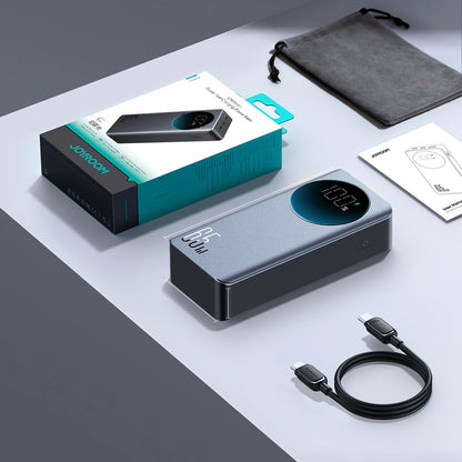 Εξωτερική Μπαταρία Joyroom JR-PBF05 Pro, 30000mAh, 65W, QC + PD, 1 x USB-A - 2 x USB-C, Μαύρο