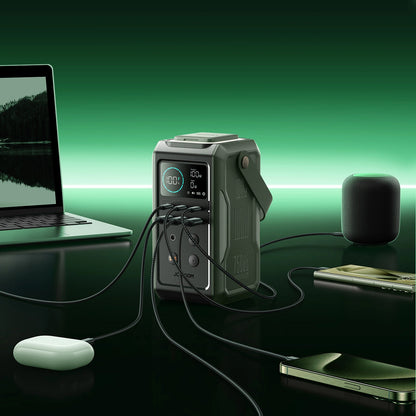 Εξωτερική Μπαταρία Joyroom JR-PBF10, 75000mAh, 100W, QC + PD, 3 x USB-A - 3 x USB-C, Πράσινο