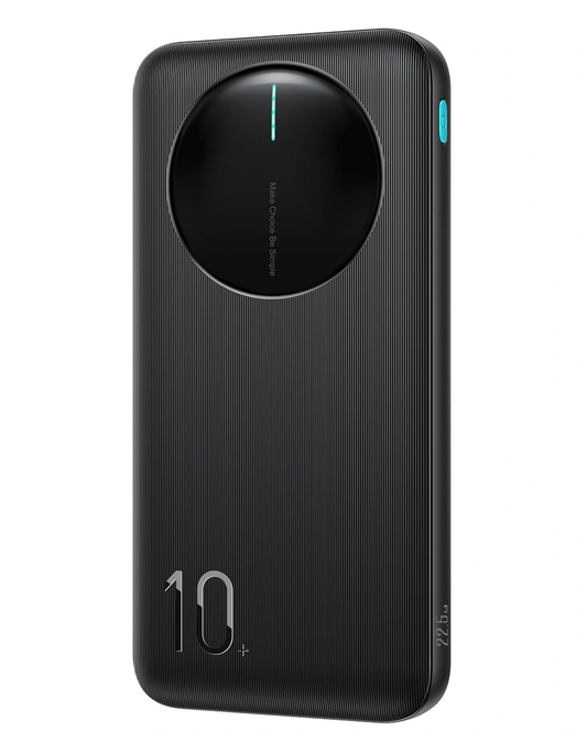 Joyroom JR-PBF12 Pro External Battery, 10000mAh, 22.5W, QC + PD, 1 x USB-C - 2 x USB-A, Black