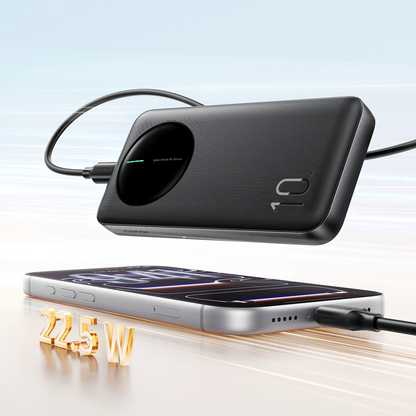Εξωτερική Μπαταρία Joyroom JR-PBF12 Pro, 10000mAh, 22.5W, QC + PD, 1 x USB-C - 2 x USB-A, Μαύρο