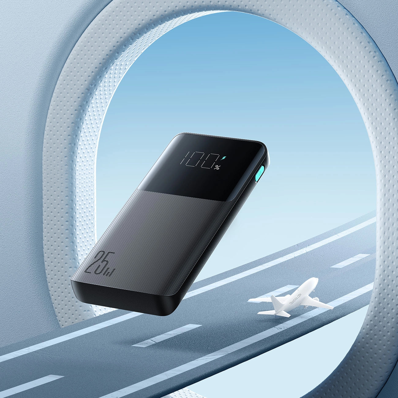 Εξωτερική Μπαταρία Joyroom JR-PBF20, 10000mAh, 25W, QC + PD, 1 x USB-C - 2 x USB-A, Μαύρη