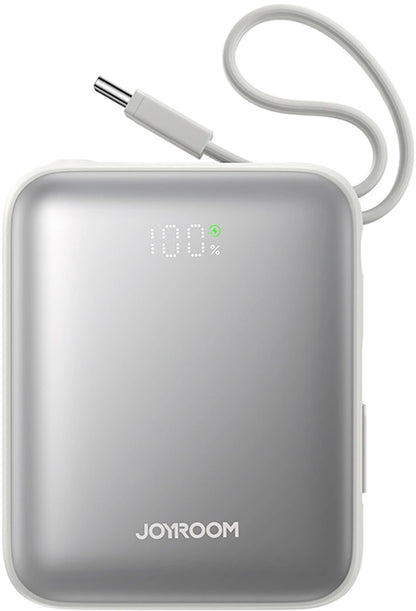 Εξωτερική Μπαταρία Joyroom JR-PBF27, 10000mAh, 22.5W, PD, 1 x Lightning - 2 x USB-C, Λευκή