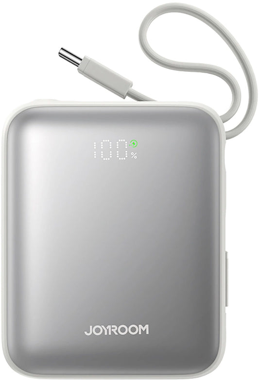 Εξωτερική Μπαταρία Joyroom JR-PBF27, 10000mAh, 22.5W, PD, 1 x Lightning - 2 x USB-C, Λευκή
