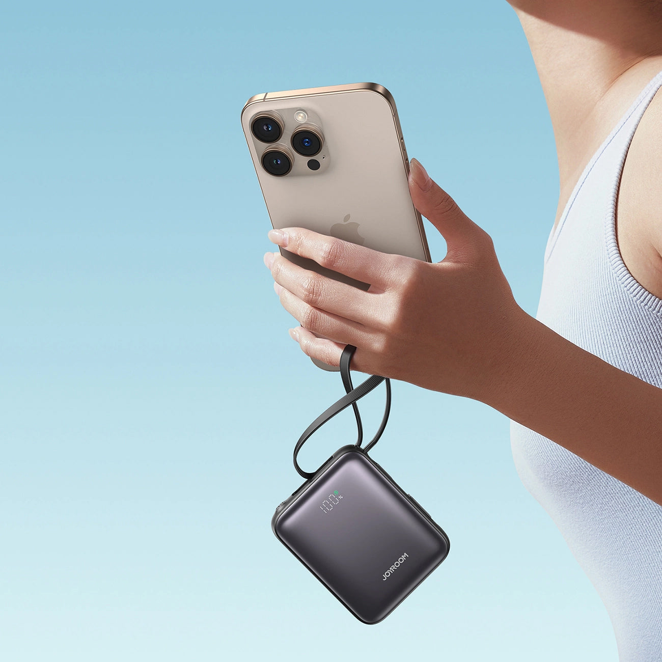 Εξωτερική Μπαταρία Joyroom JR-PBF27, 10000mAh, 22.5W, PD, 1 x Lightning - 2 x USB-C, Μαύρη