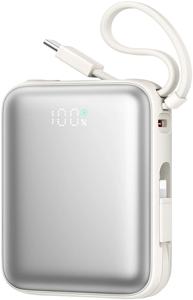 Εξωτερική Μπαταρία Joyroom JR-PBF27, 10000mAh, 22.5W, PD, 1 x Lightning - 2 x USB-C, Λευκή