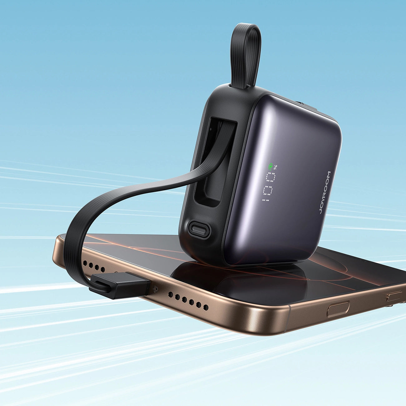Εξωτερική Μπαταρία Joyroom JR-PBF27, 10000mAh, 22.5W, PD, 1 x Lightning - 2 x USB-C, Μαύρη
